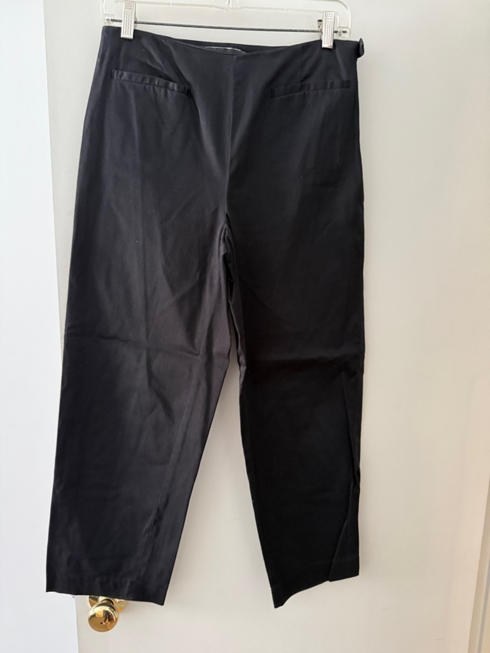 Talbots Black Cropped Straight-Leg Pants